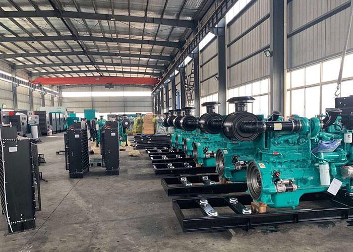 康明斯发电机生产线